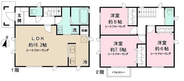 パークフォレスタおおたかの森の物件間取画像